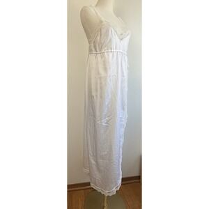 VTG Givenchy Intimates Babydoll Slip Dress Petite Small White Lingerie Lace